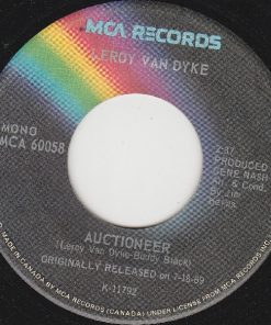 Alternative view of Leroy Van Dyke - Walk On By / Auctioneer  (7", Single, Mono, RE) (Near Mint (NM or M-))