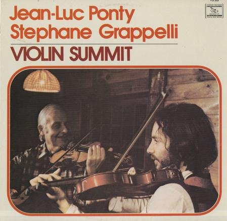 Jean-Luc Ponty, Stephane Grappelli* - Violin Summit (LP, Album, RE) (Near Mint (NM or M-))