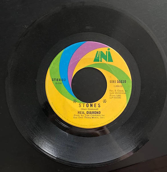 Neil Diamond - Stones / Crunchy Granola Suite (7") (Very Good Plus (VG+))