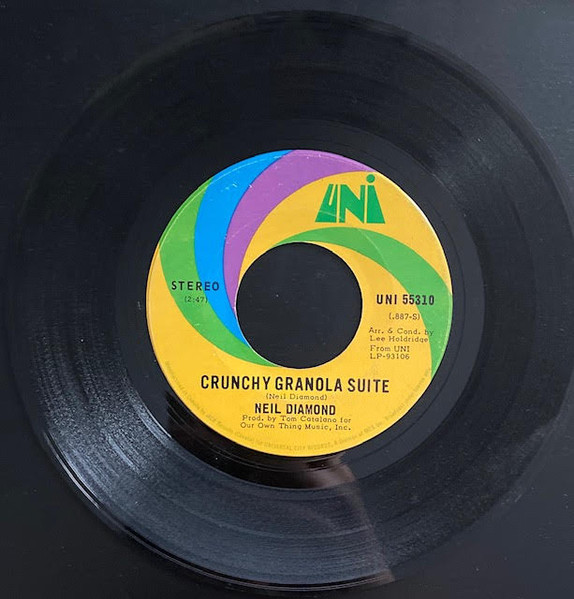 Neil Diamond - Stones / Crunchy Granola Suite (7") (Very Good Plus (VG+)) - Image 2