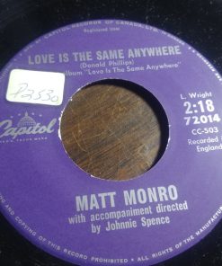 Matt Monro - Love Is The Same Anywhere / April Fool (7", Single) (Near Mint (NM or M-))