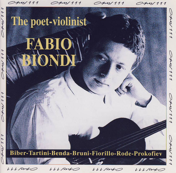 Fabio Biondi - The Poet-Violinist (CD, Album) (Near Mint (NM or M-))