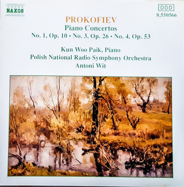 Prokofiev*, Kun Woo Paik, Polish National Radio Symphony Orchestra, Antoni Wit - Piano Concertos No. 1, Op. 10 · No. 3, Op. 26 · No. 4, Op. 53 (CD) (Near Mint (NM or M-))