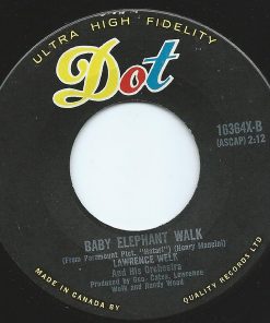 Alternative view of Lawrence Welk And His Orchestra - Theme From The Brothers Grimm / Baby Elephant Walk (7", Single) (Near Mint (NM or M-))
