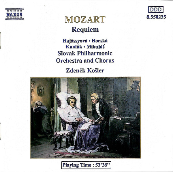 Mozart* - Slovak Philharmonic Orchestra And Chorus*, Zdeněk Košler - Requiem (CD, Album, RE) (Near Mint (NM or M-))