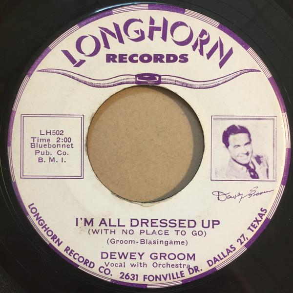 Dewey Groom - Remember The Alamo (7") (Near Mint (NM or M-)) - Image 2