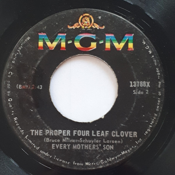 Every Mothers' Son - Put Your Mind At Ease (7") (Near Mint (NM or M-)) - Image 2