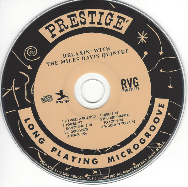 The Miles Davis Quintet - Relaxin' With The Miles Davis Quintet (CD, Album, RE, RM, MCO) (Mint (M)) - Image 3