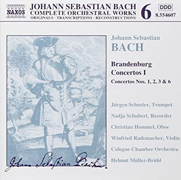 Johann Sebastian Bach - Cologne Chamber Orchestra*, Helmut Müller-Brühl - Brandenburg Concertos I (CD) (Near Mint (NM or M-))