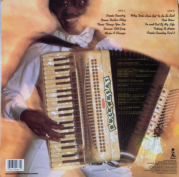 Buckwheat Zydeco - Taking It Home (LP, Album, ARC) (Very Good (VG)) - Image 2
