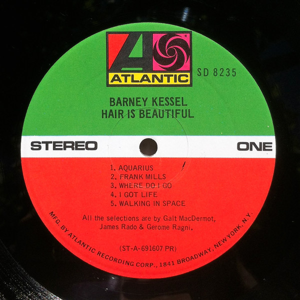 Barney Kessel - Hair Is Beautiful (LP, Album) (Very Good Plus (VG+)) - Image 3