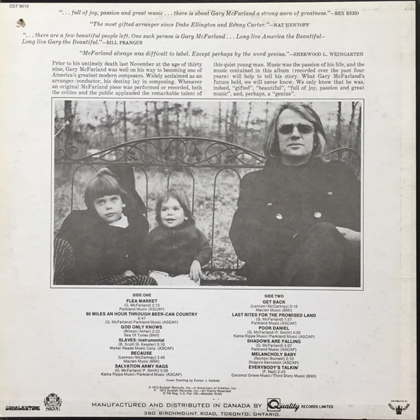 Gary McFarland - Requiem For Gary McFarland (LP, Comp) (Near Mint (NM or M-)) - Image 2