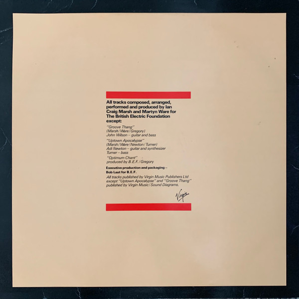 British Electric Foundation - Music For Listening To (12", Album, M/Print) (Very Good Plus (VG+)) - Image 2