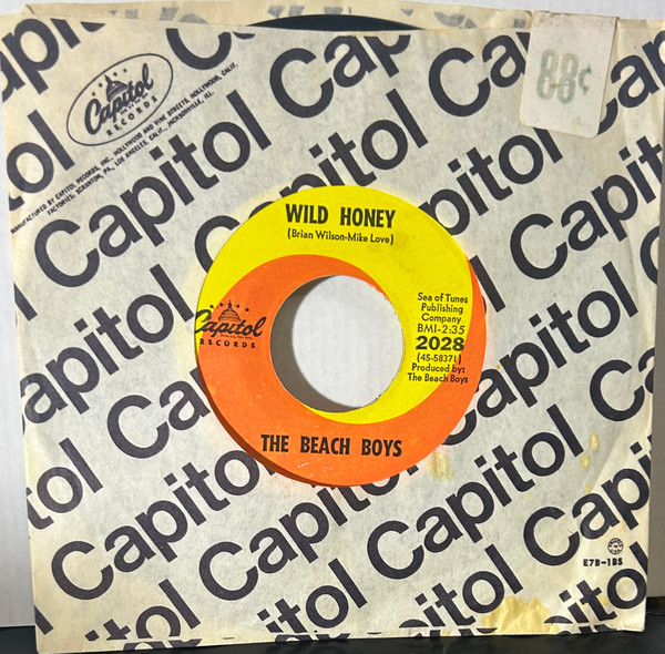 The Beach Boys - Wild Honey / Wind Chimes (7", Scr) (Near Mint (NM or M-)) - Image 3