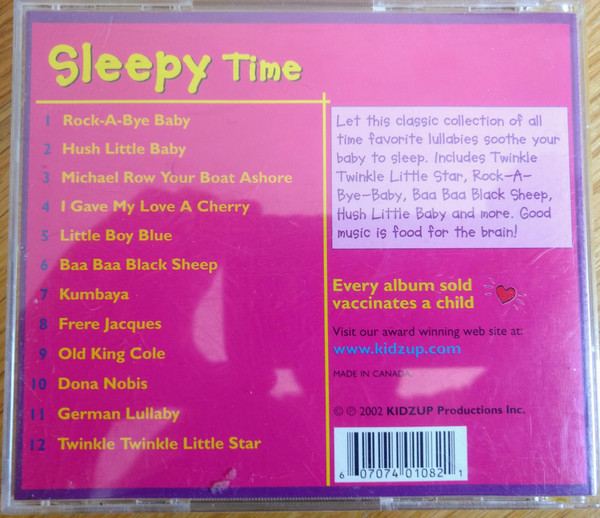 Various - Sleepy Time - Best Loved Lullabies (CD, Comp) (Near Mint (NM or M-)) - Image 4