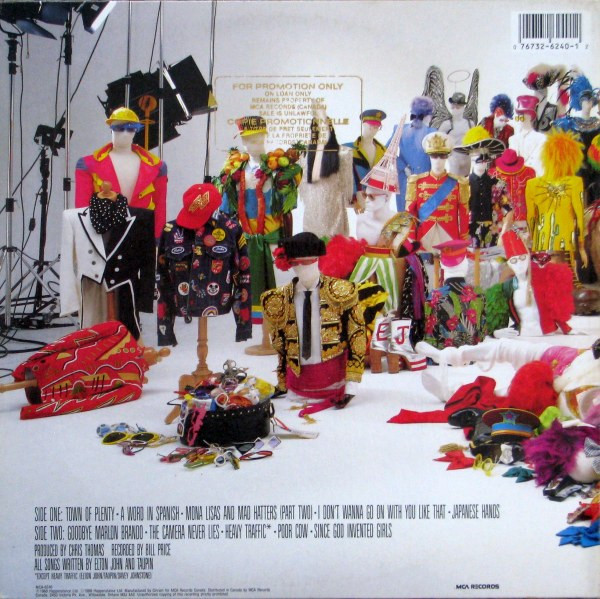 Elton John - Reg Strikes Back (LP, Album, Gat) (Mint (M)) - Image 3