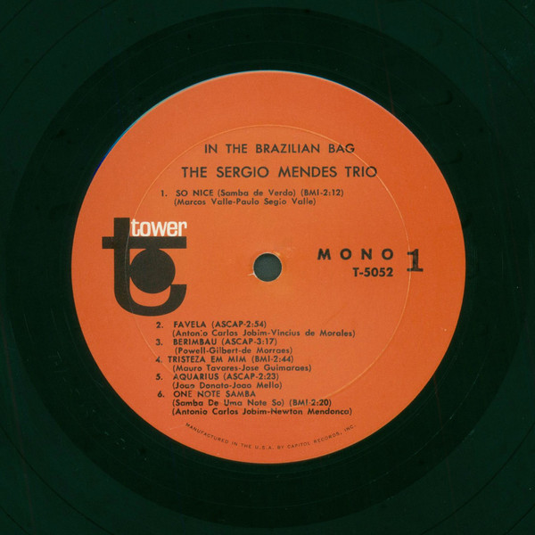The Sérgio Mendes Trio - In The Brazilian Bag (LP, Album, Mono, RE) (Near Mint (NM or M-)) - Image 3