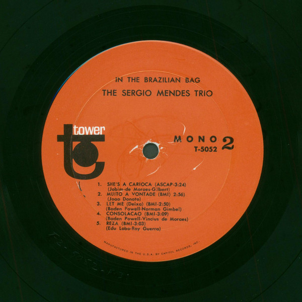 The Sérgio Mendes Trio - In The Brazilian Bag (LP, Album, Mono, RE) (Near Mint (NM or M-)) - Image 4