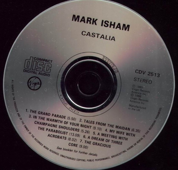 Mark Isham - Castalia (CD, Album) (Near Mint (NM or M-)) - Image 3