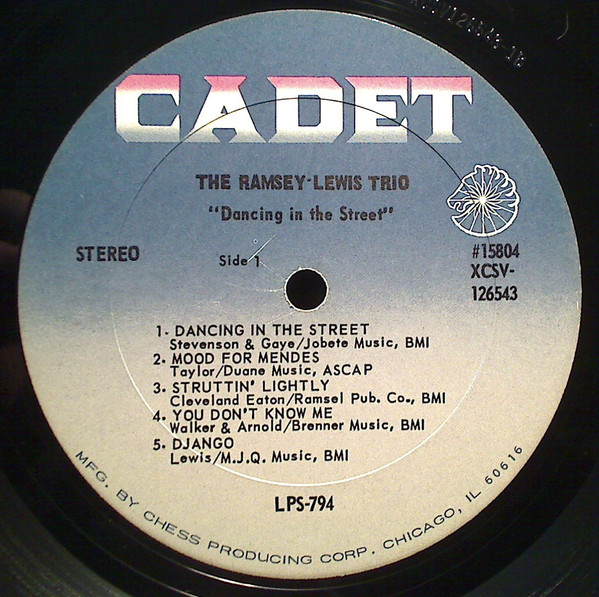 Ramsey Lewis - Dancing In The Street (LP, Album, Ter) (Very Good Plus (VG+)) - Image 5