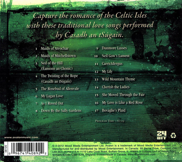 Casadh An Tsugain - Celtic Love Songs (CD, Album) (Near Mint (NM or M-)) - Image 2