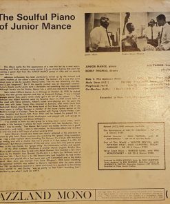 Junior Mance - The Soulful Piano Of Junior Mance (LP) (Very Good Plus (VG+))