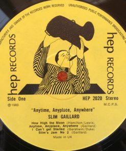 Slim Gaillard Featuring Buddy Tate And Jay McShann - Anytime, Anyplace, Anywhere! (LP, Album) (Very Good Plus (VG+)) - Image 3