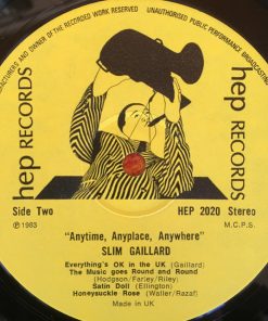 Slim Gaillard Featuring Buddy Tate And Jay McShann - Anytime, Anyplace, Anywhere! (LP, Album) (Very Good Plus (VG+)) - Image 4