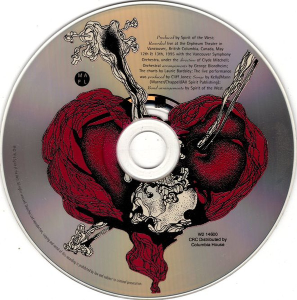 Spirit Of The West With Vancouver Symphony Orchestra - Open Heart Symphony (CD, Album, Club) (Near Mint (NM or M-)) - Image 3