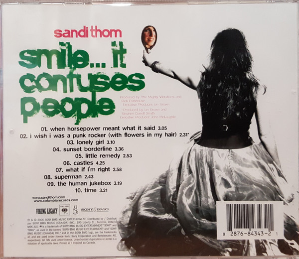Sandi Thom - Smile... It Confuses People (CD, Album) (Mint (M)) - Image 2