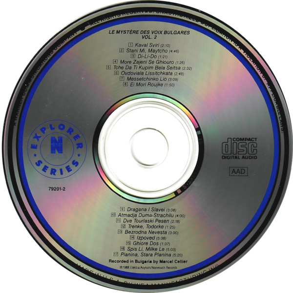Le Mystère Des Voix Bulgares - Volume Two (CD, Album) (Near Mint (NM or M-)) - Image 3