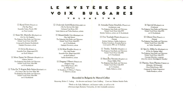 Le Mystère Des Voix Bulgares - Volume Two (CD, Album) (Near Mint (NM or M-)) - Image 4