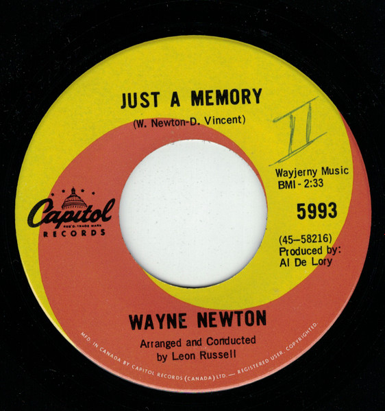 Wayne Newton - Through The Eyes Of Love (7", Single) (Very Good Plus (VG+)) - Image 2
