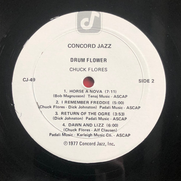 Chuck Flores - Drum Flower (LP, Album) (Very Good Plus (VG+)) - Image 4