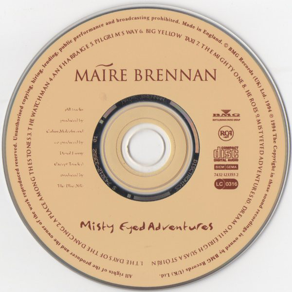Máire Brennan* - Misty Eyed Adventures (CD, Album) (Near Mint (NM or M-)) - Image 3