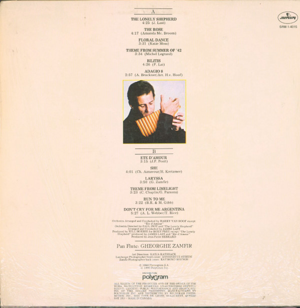 Zamfir* - The Lonely Shepherd (LP) (Mint (M)) - Image 2
