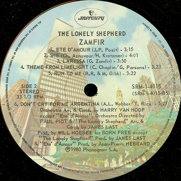 Zamfir* - The Lonely Shepherd (LP) (Mint (M)) - Image 4