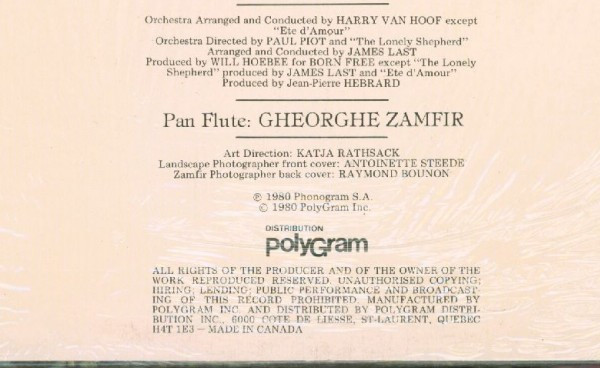 Zamfir* - The Lonely Shepherd (LP) (Mint (M)) - Image 5