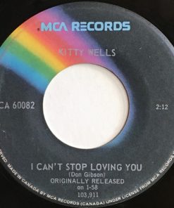 Alternative view of Kitty Wells - It Wasn't God Who Made Honky Tonk Angels / I Can't Stop Loving You (7", Single, RE) (Very Good Plus (VG+))