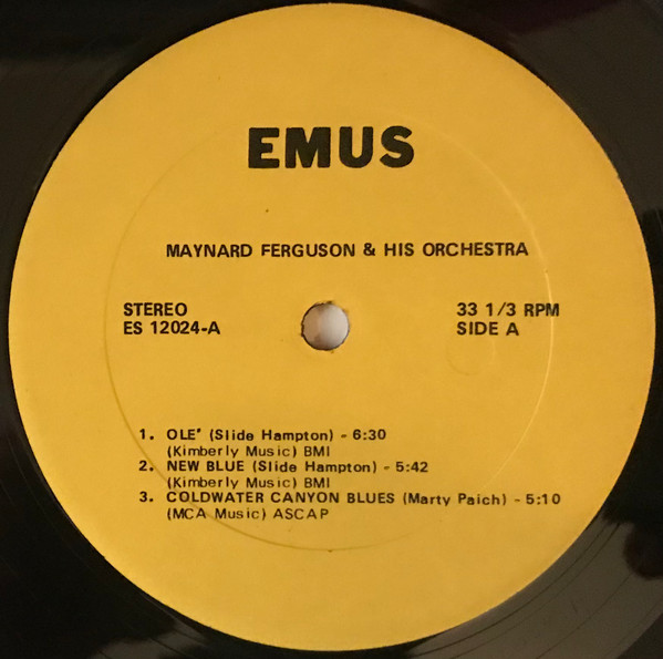 Maynard Ferguson & His Orchestra - Maynard (LP, Album, RE, Yel) (Near Mint (NM or M-)) - Image 3