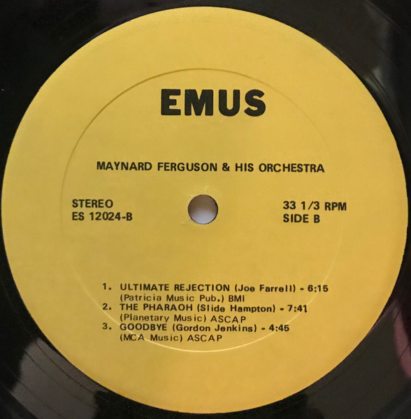 Maynard Ferguson & His Orchestra - Maynard (LP, Album, RE, Yel) (Near Mint (NM or M-)) - Image 4