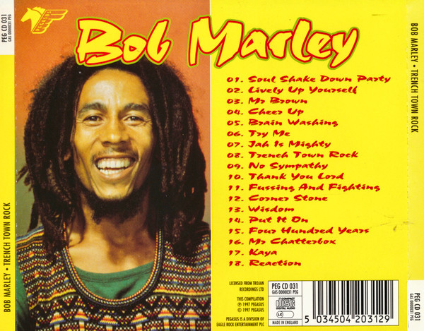 Bob Marley - Trench Town Rock (CD, Comp) (Near Mint (NM or M-)) - Image 2