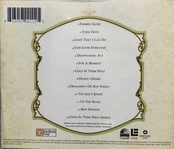 Ron Sexsmith / Ron Sexsmith And The Uncool - Cobblestone Runway / Grand Opera Lane (2xCD, Album) (Mint (M)) - Image 2