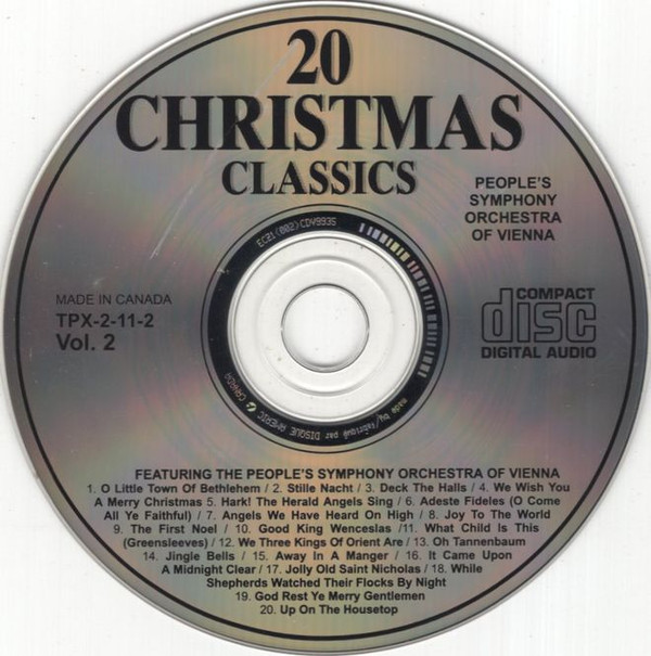 Wiener Volksopernorchester - 20 Christmas Classics Vol. 2 (CD, Album, RE) (Near Mint (NM or M-)) - Image 3