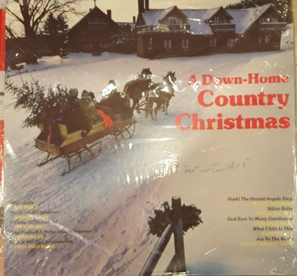 Various - A Down-Home Country Christmas (LP, Comp) (Mint (M))