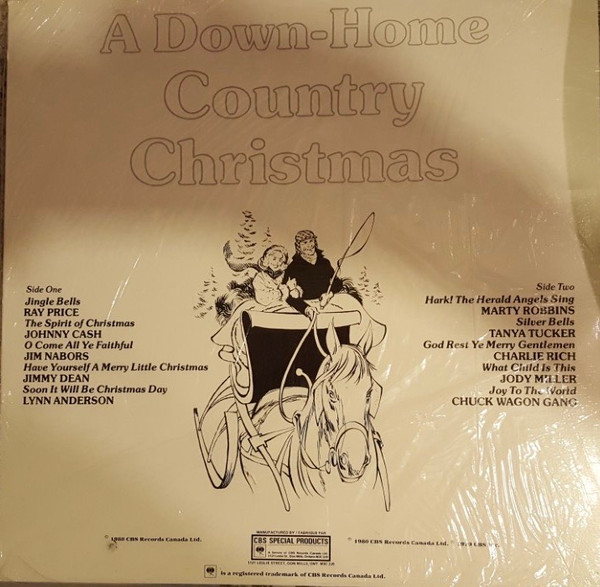 Various - A Down-Home Country Christmas (LP, Comp) (Mint (M)) - Image 2