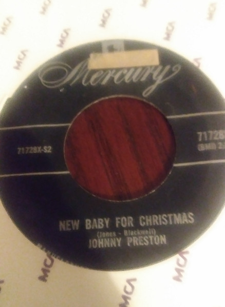 Johnny Preston - (I Want A) Rock And Roll Guitar/New Baby For Christmas (7", Single) (Near Mint (NM or M-)) - Image 2