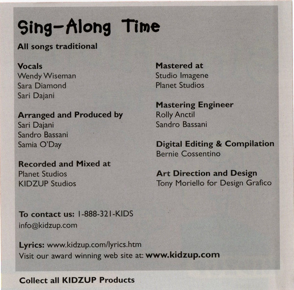 Various - Sing-Along Time (CD) (Near Mint (NM or M-)) - Image 4