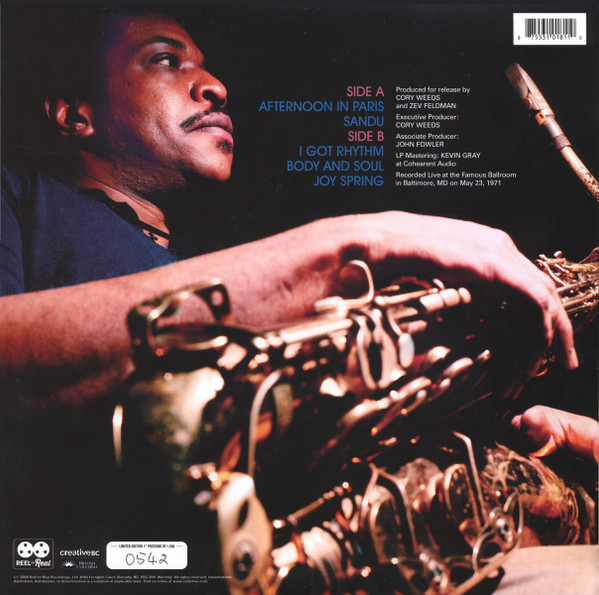 George Coleman Quintet - In Baltimore (LP, Album, RSD, Dlx, Ltd, Num, RM, 180) (Near Mint (NM or M-)) - Image 4