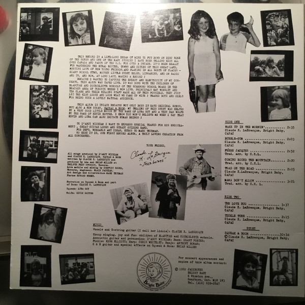 Claude X. Labrecque - Bubble Gum And Other Yummy Kid's Tunes (LP, Album) (Mint (M)) - Image 2